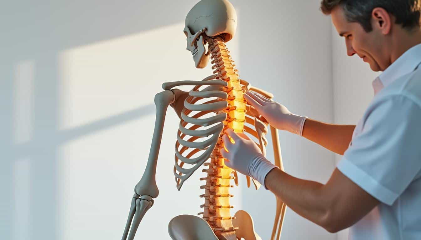 découvrez comment l'ostéopathie rééquilibre la posture globale du squelette humain pour améliorer votre bien-être et prévenir les douleurs.