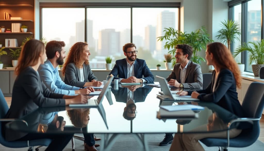 découvrez comment le dialogue ouvert favorise un environnement de travail apaisé en réduisant les tensions hiérarchiques au bureau.